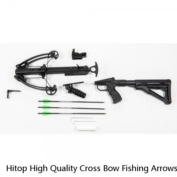 Hitop High Quality Cross Bow Fishing Arrows 16 Inch Carbon Crossbow Bolts  Bow Arrow Crossbow With Arrows - THE FEATHERED ARROW BY JUNXING