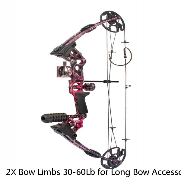 2X Bow Limbs 30-60Lb for Long Bow Accessory DIY JUNXING F162 Bow Archery Hunting