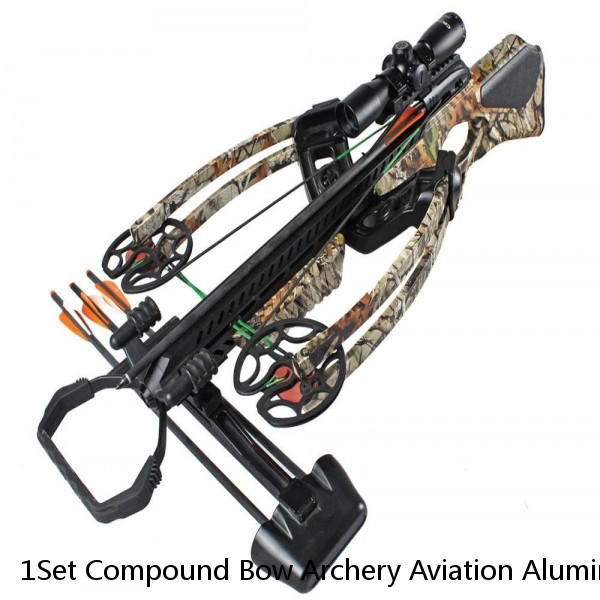 1Set Compound Bow Archery Aviation Aluminum With 30-70lbs adjustable Draw Weight